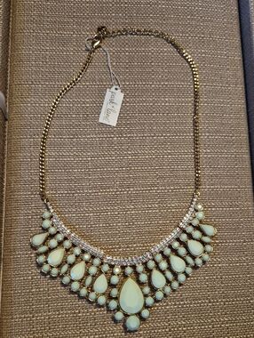 Park Lane Gold-Tone Mint Bib Statement Necklace